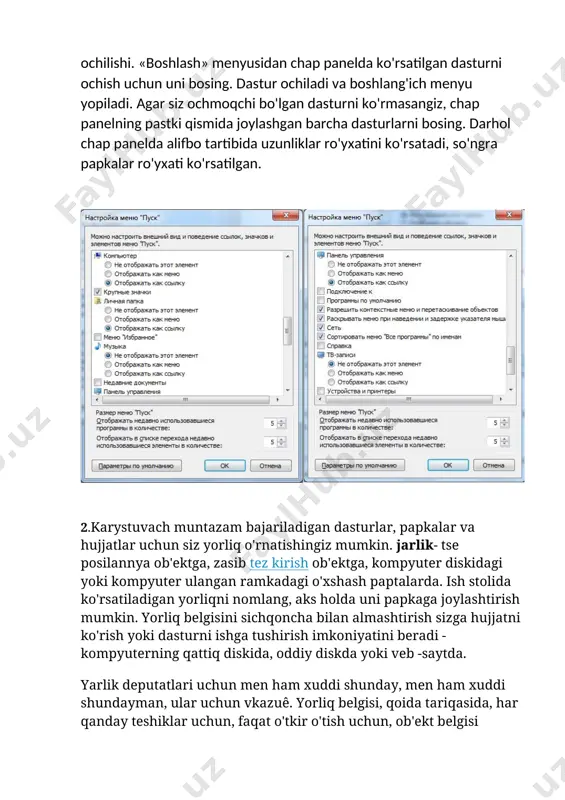 kompyuter tizimi parametrlari va fayl tuzilishi - Page 5