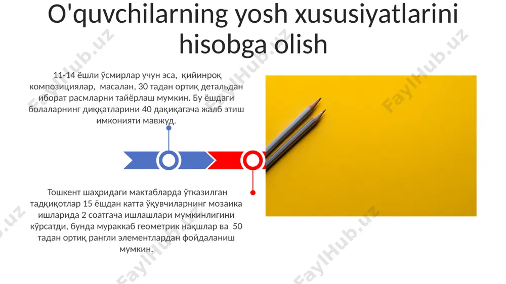 mozaika bilan ishlash darslarni togri tashkil etish talablari - Page 3
