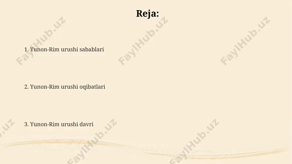 ning iqtisodiy va ijtimoiy oqibatlari urush natijasida 1945 yildan keyin koreyaning janubiy hududlari, xususan seul shahri, katta iqtisodiy zarar ko'rdi va qayta tiklash ishlari o'nlab yillar davom etdi. urush davrida o'rta osiyo hududlaridan ko'plab odamlar majburiy ko'chirishga duchor bo'lib, 500 mingdan ortiq kishi o'z uylaridan ayrildi va ijtimoiy tuzilmalar buzildi. yunoniston iqtisodiyotida 20% dan ortiq pasayish kuzatildi, bu esa 1 million aholi punktining qashshoqlashuvi va afyon ishlab chiqarishning keskin o'sishiga sabab bo'ldi. urush sabablari va kelib chiqishi rim imperiyasining kengayish siyosati va yunonistonning mustaqilligini saqlab qolish istagi oʻrtasidagi ziddiyat, miloddan avvalgi 200 yillar davomida harbiy toʻqnashuvlarga va nihoyat, keng koʻlamli urushga olib keldi. 1937-yilda yaponiya armiyasi xitoyning shimoliy-sharqiy hududlarini bosib olishi va manchukuo davlatini tuzishi, keyinchalik esa koreya yarim orolining toʻliq nazoratini oʻrnatishga urinishi yunon-rim urushiga sabab boʻlgan asosiy omillardan biri hisoblanadi. yunoniston va rim imperiyalari oʻrtasidagi iqtisodiy raqobat, ayniqsa, qora dengiz va egey dengizi savdo yoʻllarini nazorat qilish uchun …