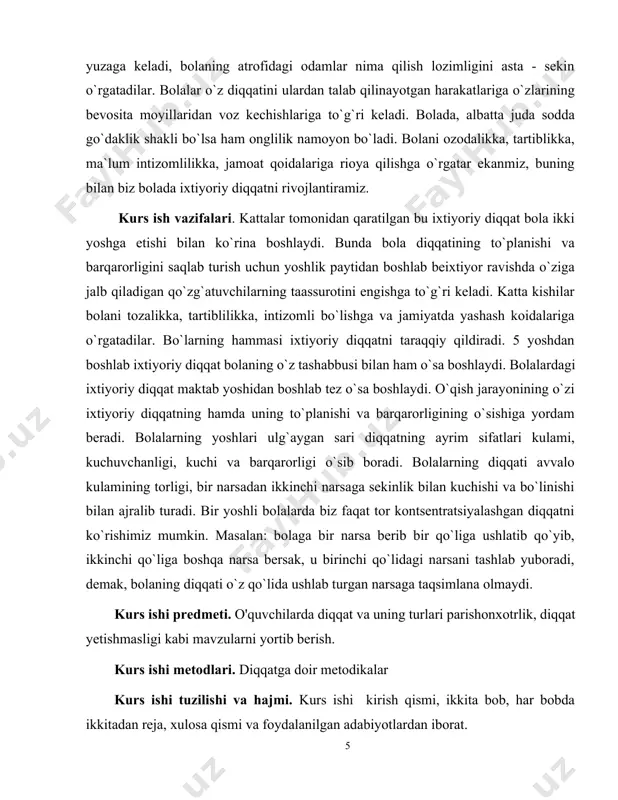 aga yoʻnalganligi yotadi. ikkinchi nazariyaga binoan uning zamirida organizmning oriyentirovka faoliyati turadi. ushbu gipotezalarni ilgari surgan psixologlar diqqatni yoʻnalganligining obʼektga bogʻliqligini va unda jarayonni boshqarish imkoniyati mavjudligini tushuntirishga harakat qiladi. n. f. dobrinin, a. n. leontev, p. ya. galperinlarning fikricha, organizmning qidiruv harakatlari, oriyentirovka faoliyati ikki qismdan iboratdir. 1. diqqat qaratilgan tashqi ifodaga ega boʻlgan obʼektni sezish, idrok qilish. shu yerda qarama-qarshilik vujudga keladi: chunki obʼektning yoʻqolishi bilan diqqat ham oʻz funksiyasini tugatadi. a. n. leontev mulohazasiga koʻra, bu oriyentir faoliyati emas, chunki obʼektning paydo boʻlishi bilan diqqat ham namoyon boʻladi, obʼekt yoʻq boʻlsa, demak diqqat ham boʻlmaydi, deb taʼkidlaydi. 2. p. ya. galperin esa, obʼektning paydo boʻlishi bilan diqqat yuzaga keladi. obʼekt yoʻqolganidan keyin esa psixik qism boʻlgan tekshirish, nazorat qilish jarayoni boshlanadi. demak, diqqat ongni bir obʼektga yoʻnaltirilishi va ongli holatni nazorat qiluvchi jarayondan iboratdir. shaxsni psixologik o‘rganishda eksperimental metodikalar majmui qo‘llaniladi (s.ya.rubinshteyn (1970); b.v.zeygarnik (1976); v.m.bleyxer (1976); …