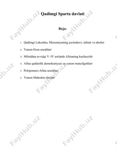 qadimgi sparta davlati — DOC
