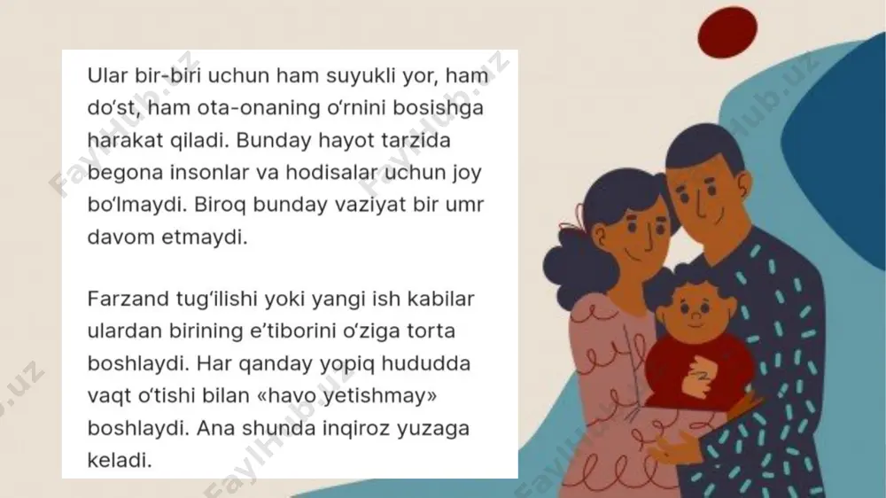 oilaviy munosabatlarning buzilishi nikoh ajrimlari - Page 4