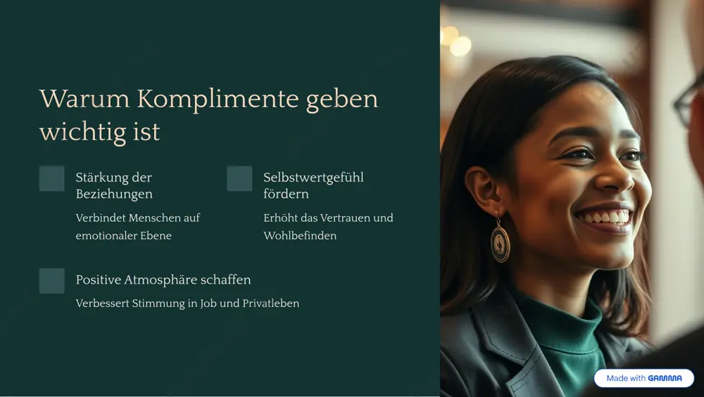 für wirkung entwickeln reaktionen wahrnehmen und lernen ein kleines lob kann viel bewirken 3 starten sie heute. https://gamma.app/?utm_source=made-with-gamma