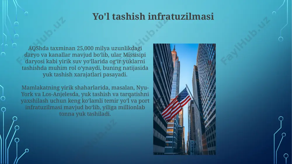 amerika qo'shma shtatlarida logistika tizimi - Page 4