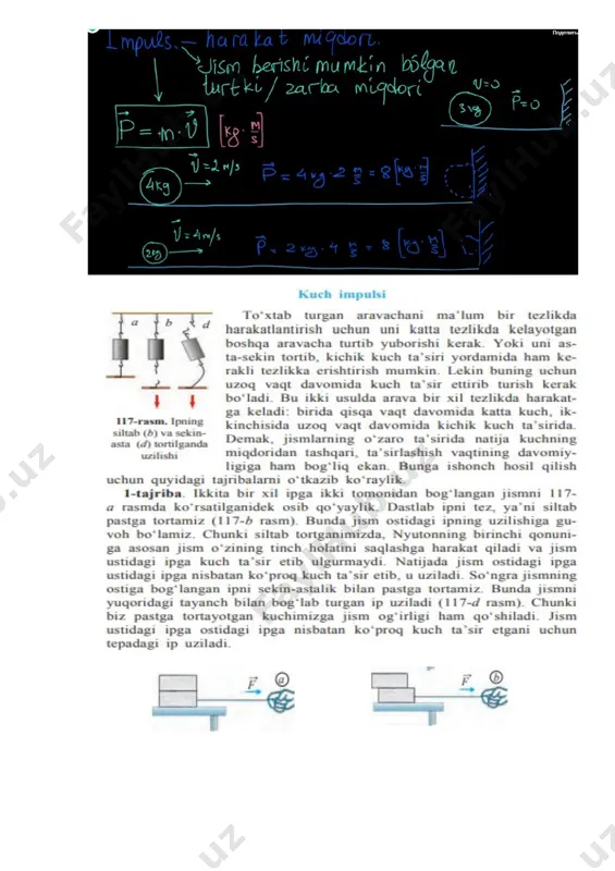 jism impulsi va kuch impulsi - Page 2