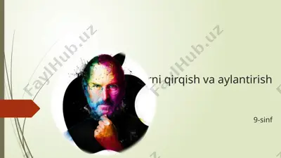 tasvirni qirqish va aylantirish — PPTX