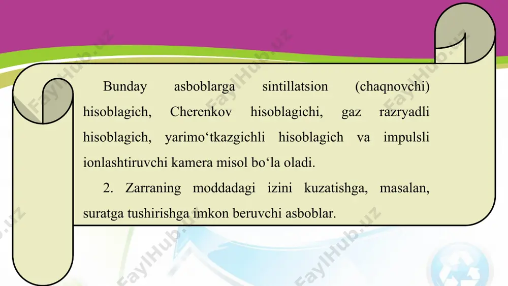 radioaktiv nurlanishni va zarralarni qayd qilish usullari 11-sinf - Page 4