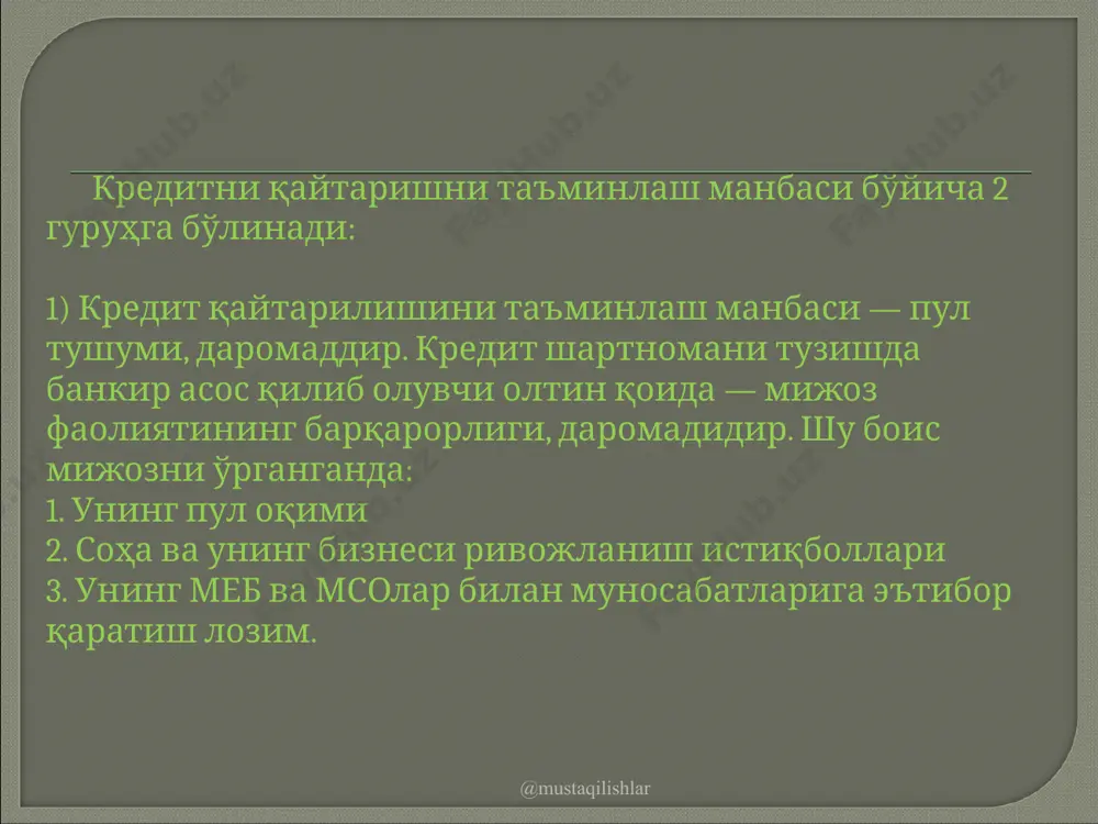 kreditning ta'minlanganligi - Page 4