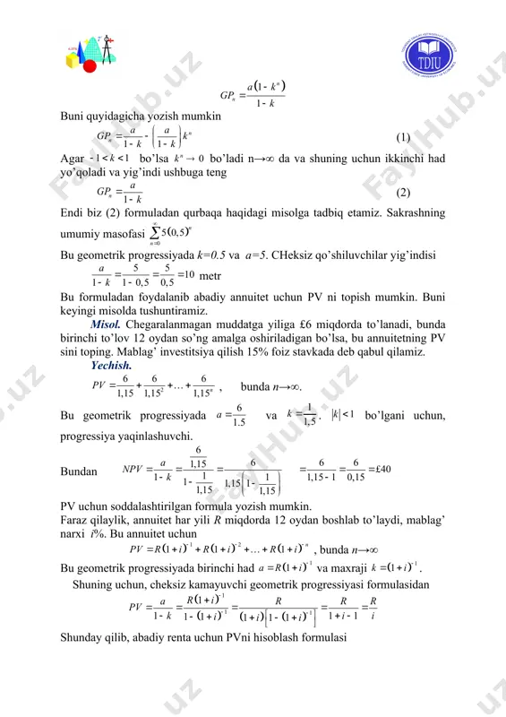 f ( ) x f ( ) r r ; - ( ) x f ¢ ( ) å ¥ = - - º + + + + = ¢ 1 1 1 2 1 2 n n n n n x na x a n x a a x f l l ( ) ( ) å ¥ = - - = ¢ ¢ 2 2 1 n n n x a n n x f ( ) ( ) ( ) å ¥ = - - - = ¢ ¢ ¢ 3 3 2 1 n n n x a n n n x f ( ) r r ; - x ( ) ò + + + + + + + = + l l 1 3 2 1 3 2 2 1 0 n x a x a x a x a c dx x f …