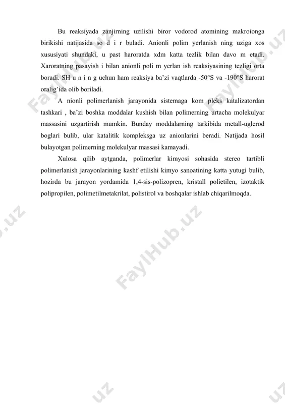 ionli polimerlanish reaksiyalari - Page 5