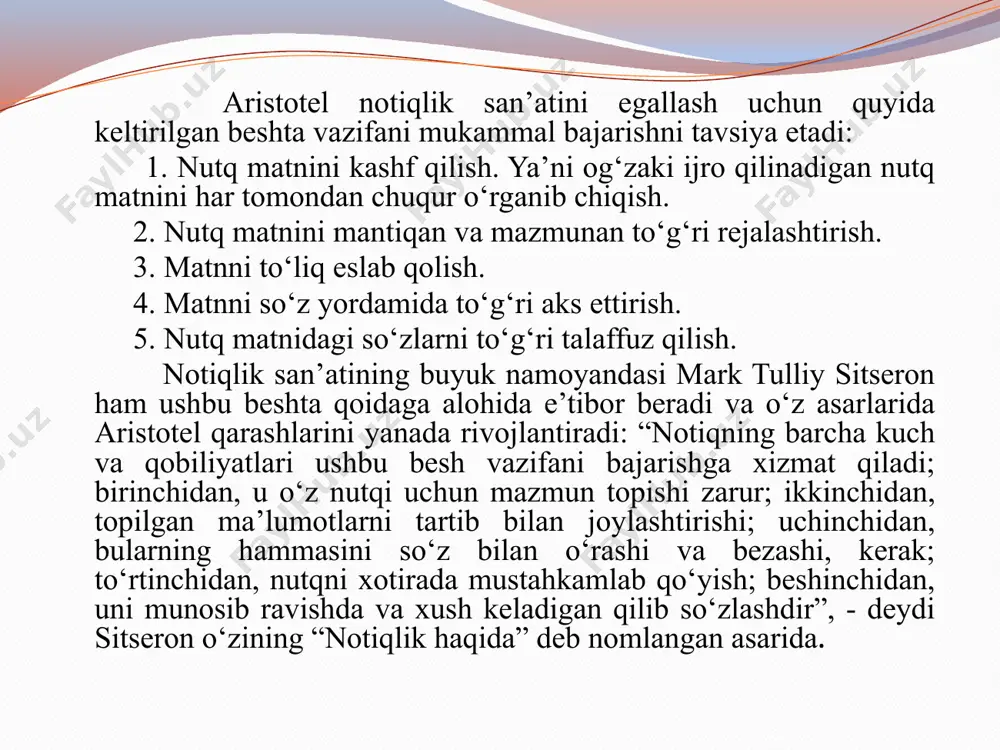 aristotelning “poetika”,“ritorika” asarlaritahlili - Page 4