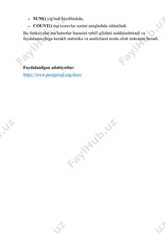 agregat funksiyalar - Page 5