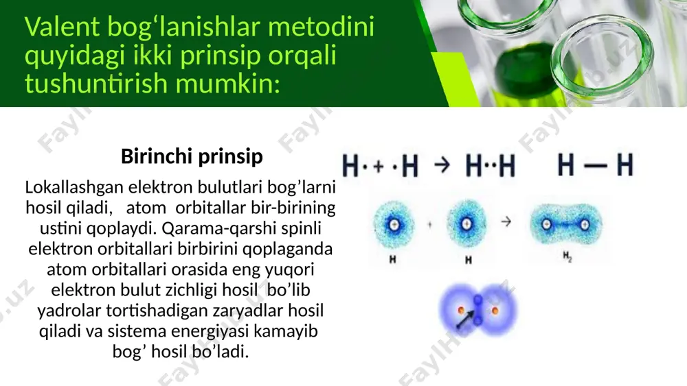 valent bogʻlanishlar metodi - Page 4