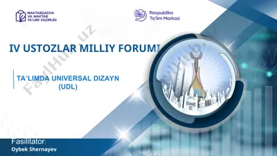 ta’limda universal dizayn (udl) — PPT