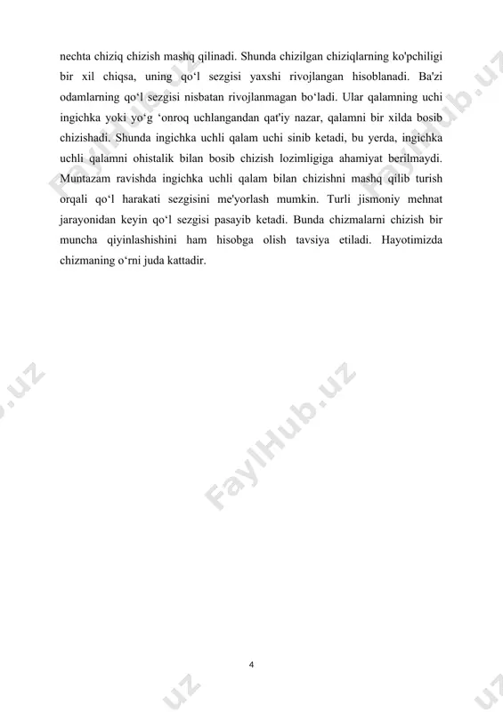 at tekislik bilan joyning o‘zigagina ko‘rsatiladi. kesimlar chetga chiqarib ko‘rsatiiadi yoki bevosita ko‘rinishning o‘zida tasvirlanadi. chetga chiqarib tasvirlangan kesim konturi asosiy yo‘g‘on tutash chiziq (tasvirlanayotgan detal konturiga teng) bilan chiziladi. bevosita ko'rinishning o‘zida tasvirlangan kesim konturi ingichka tutash chiziq bilan chiziladi. tasvirlararo kesim konturi ham asosiy yo‘g‘on tutash chiziq bilan chiziladi. kesim turidan qat’iy nazar unda simmetrik shakl hosil bomsa, kesuvchi tekislik izi uzuq chiziq bilan tasvirlanmayidi. lekin chiqarilgan kesimda tekislik o‘rni, ya’ni shtrix punktir chiziq bilan almashtiriladi va kesim shu chiziqning davomida bajariladi. agar kesimda nosimmetrik shakl hosil bolsa, chiqarilgan kesimda kesuvchi tekislik izi uzuq chiziq bilan detaining qaysi joyidan o‘tganligini ko‘rsatadi va kesim ham bir xil yozuv bilan ta’minlanadi. ustiga chizilgan va tasvirlararo kesimda tekislik izi uzuq chiziq chilib, u belgilanmaydi. kesuvchi tekislik aylanish sirti markaziy o‘qi orqali kesib o‘tsa kesimda aylanish sirti konturi to‘liq ko‘rsatiladi. bitta detalga tegishli bolgan bir nechta bir xil kesimlar uchun kesuvchi tekisliklar …
