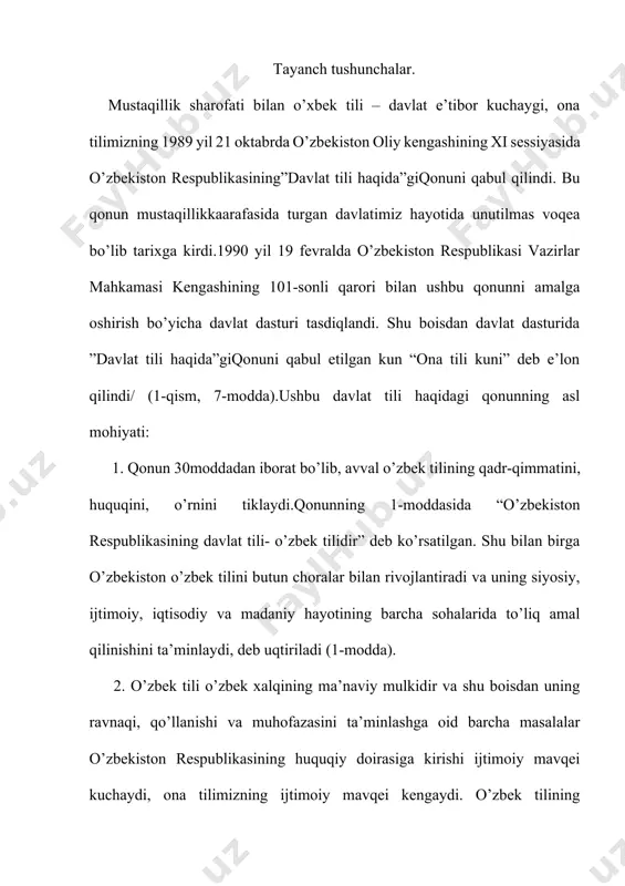 n o’zbek alifbosiga o’tishida dunyo fani va texnikasiga yaqinlashish, o’zbek tilining nozik xususiyatini to’laroq ifodalash asosiy maqsad qilib qo’yildi. alifbo. nutq tovushi til uchun moddiy baza sanaladi. chunki inson tili tovush tilidir. tildagi so’z, ibora, gap, umuman, nutq ana shu tovushi esa tovush paychasining tebranishidan hosil bo’ladi. nutq tovushi-ijtimoiy hodisa. u faqat insoniyatga xos. biz fikrimizni nutq tovushi yordamida bayon qilamiz.nutq yozma ravishda ham bayonqilinadi. bu vaqtda yozma nutq harf ketma-ketligidan tashkil topadi.yozma nutqni shakllantiruvchi, boshqa bo’lakka bo’linmaydigan eng kichik grafik belgi harf hisoblanadi.harf nutq tovushining yozuvdagi aksi, tasviri. shuning uchun har bir tilde shu tilning tovushiga qarab olinadi. bir tovushga bir harfni to’g’ri keltirishga harakat qilinadi.harfni xotirada yaxshi saqlash va lug’at tuzishda ma’lum izchillikka amal qilish maqsadida u muayyan tartibda joylashtiriladi. muayyantartibda joylashtirilgan harf tizimi alifbo deyiladi. so’z alifbo tartibda joylashtirish amaliy ahamiyatga ega, jumladan, lug’at, kutubxona kartotekasi, kishi familiyasi ro’yxatini tuzishda zarur. lotin grafikasiga asoslangan yangi o’zbek alifbosi …