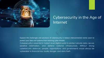cybersecurity in the age of internet — PPTX