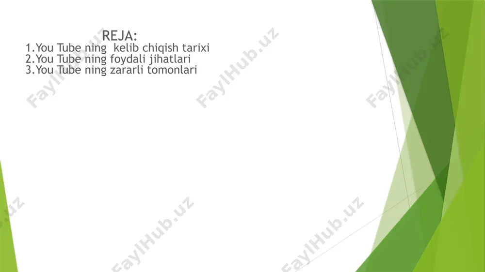 odekni yuklab olishning hojati yoʻqligidir. ishlab chiquvchilar macromedia flash asosida pleyerlardan foydalanishni boshladilar. bundan tashqari, endi videolarni kalit soʻzlar orqali qidirish, mavzuga tegishli videolarni koʻrish va hk. youtubeʼda birinchi marta video reyting xususiyati yaratildi, yaʼni eng ommabop videolar foydalanuvchilar reytingi asosida shakllandi. youtube asoschilari kompyuter texnologiyalari ancha soddalashtirilganligi va qulayroq boʻlganligi haqida oʻylashdi. usb port yoki firewire orqali arzon video kamerani yoki mobil telefon kamerasini kompyuterga ulash imkoni paydo boʻldi. shu munosabat bilan video bloglar ommalasha boshladi va youtube oʻzini kengroq namoyish etib, foydalanuvchilar koʻrishni istagan har bir mavzuni chop eta boshladi. 2021-yil mart oyida youtube funksiyalaridan biriga oʻzgartirish kiritishi haqida xabar berdi. kontentga qoʻyilgan dizlayklar soni yashiringan boʻladi. kontent ostidagi salbiy baholarni esa faqat videoblogerning oʻzi koʻra oladi. youtube rahbariyati videoblogerlarning kontent ostidagi dizlayklarsoni sabab yetkazilayotgan salbiy ta’siri haqidagi shikoyatidan kelib chiqib ushbu qarorga kelgan[4]. youtube 2023-yil fevral oyi boshida shorts[[2]] vudeolarni monetizatsiya qilishni rejalashtirmoqda 2021-yilda „youtube“ning servis holati …