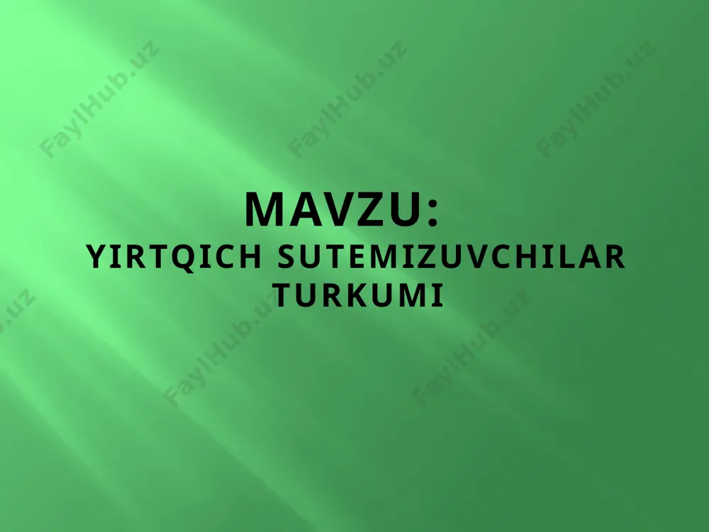 duz xam shu oila vakili xisoblanadi 1. savol va topshiriqlar etiboringiz uchun rahmat! image2.png image3.png image4.png image5.jpg image6.jpg image7.png /docprops/thumbnail.jpeg