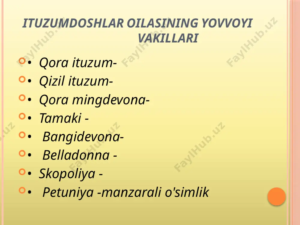 ituzumdoshlar oilasining gul tuzulishi - Page 3