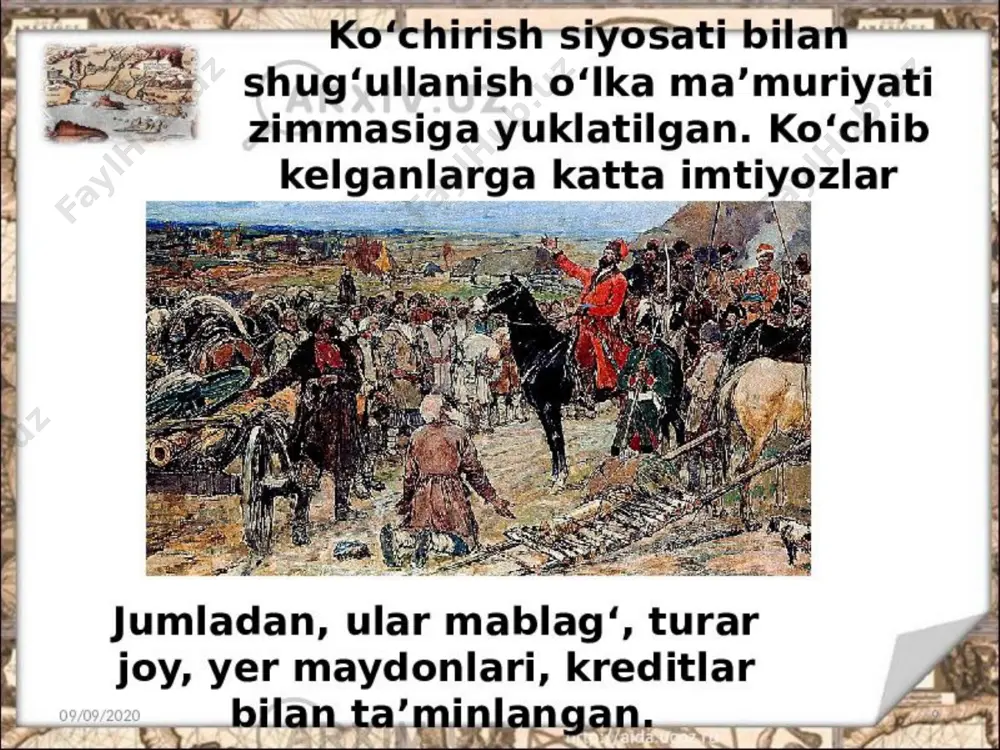 rossiya imperiyasidan turkistonga kochirilganlar - Page 5