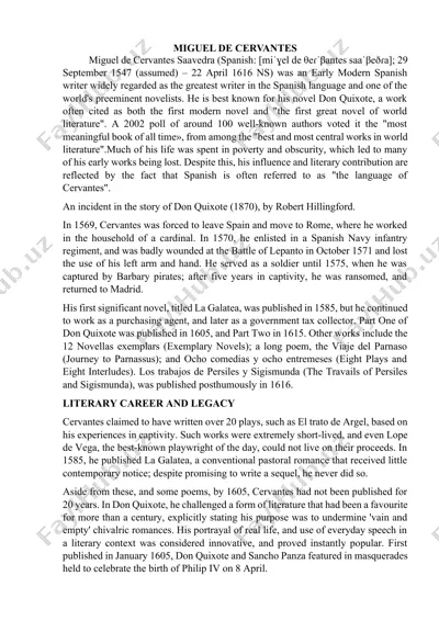miguel de cervantes — DOCX