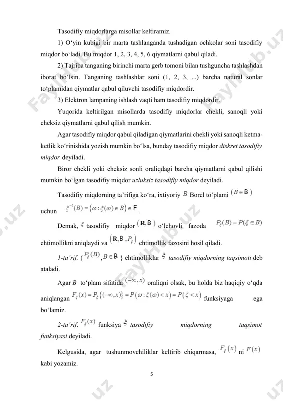 vadrat ildiz chikariladi) yuqoridagi formula har bir tajriba dispertsiyasini aniqlash uchun ishlatiladi. optimallashtirilayetgan parametrni dispertsiyasini qo’yidagicha aniqlanadi bu yerda, i=1, 2, . . . , n; q=1, 2, . . . , n. ikkita takroriy tajribalar uchun esa yuqoridagi formula qo’yidagi kurinishga keladi: dispersiyalar aniqlangandan sung ularning bir xilligi tekshiriladi. bunday tekshirish fisher kriteriysi orqali tekshiriladi. ikkita dispersiyani taqqoslash uchun fisherning f-kriteriysi buyicha amalga oshiriladi. bu katta dispersiyaning kichik dispersiyaga nisbati orqali ifodalanadi. tajriba natijasida olingan dispersiya fisherning jadvali orqali qiymatiga taqqoslanadi. agar tajriba asosidagi dispersiya qiymati jadvalda keltirilgan qiymatidan katta bulsa, unda dispersiyalar bir-biridan sezilarli darajada fark kiladi va ular bir xil bulmaydi. modellarning ahamiyatliligi yeki koeffitsiyentlarning tasir darajasi tugrisida gap yuritadigan bulsak, albatta statistik natijalarga murojat kilishga tugri keladi. tajribalarni bir necha marotaba takrorlash natijasida statistik malumotlarga ega bulamiz. statistik malumotlar asosida tahlilni regression tahlil usulida urganiladi. regression tahlil qolgan barcha statistik usullar kabi aniq taxminlarga kura amalga …