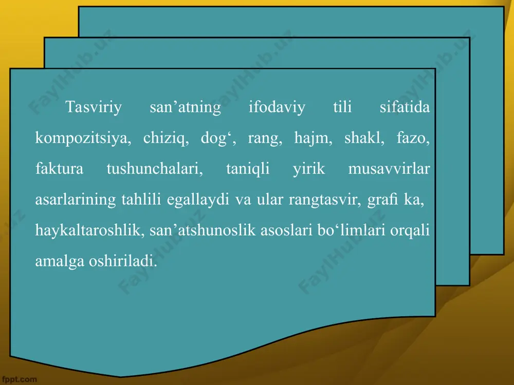 tasviriy san’atning ifoda vositalari haqida suhbat 5 - sinf - Page 3