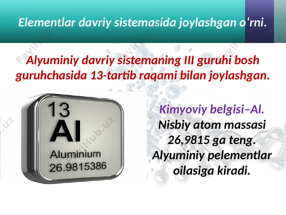 alyuminiy. 9 - sinf - Page 3
