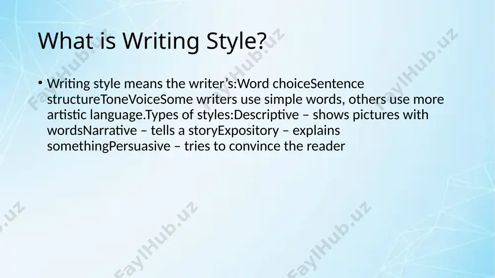 writing style and technique - Page 3