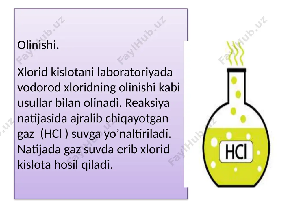 xlorid kislota va ishlatilish sohalari - Page 3