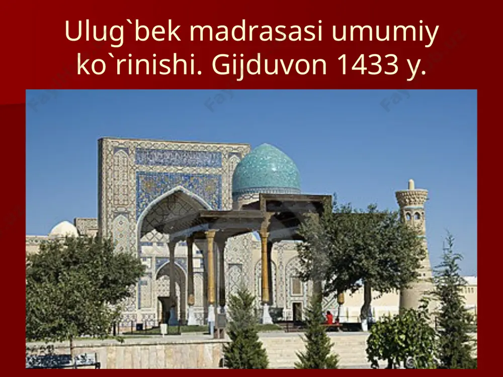 samarqand akademiyasi va dunyoviy fanlar rivoji - Page 5