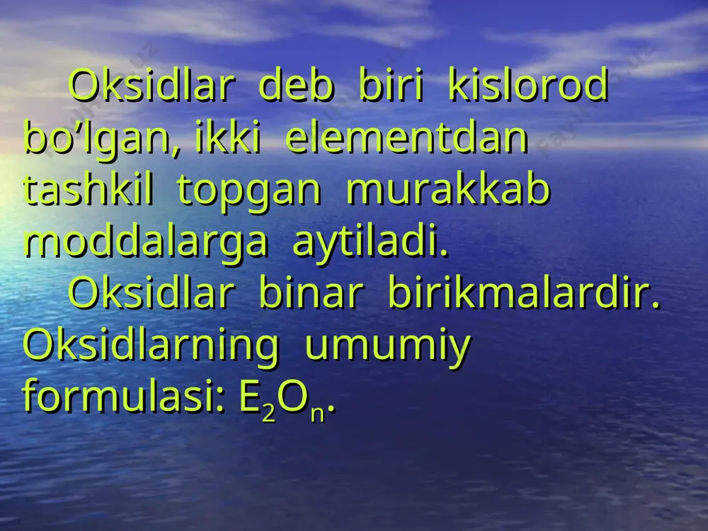 oksidlarning tuzilishi va xossalari - Page 3
