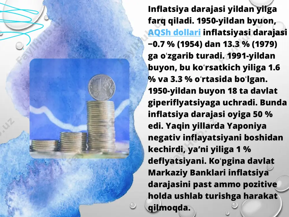 inflatsiya va foiz stavkalari - Page 5