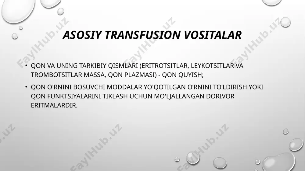 qon o’rnini bosuvchi moddalar haqida tushuncha - Page 5
