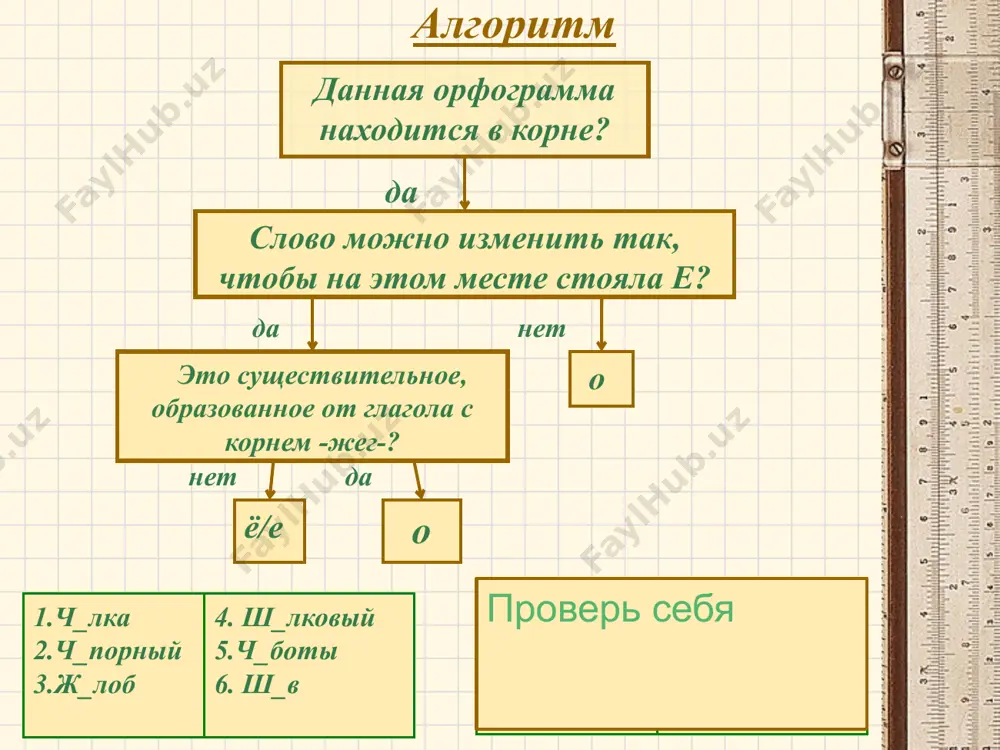 буквы о-е-ё после шипящих и ц - Page 5