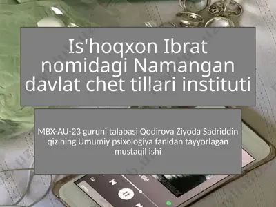 psixikaning filogenetik taraqqiyoti — PPTX