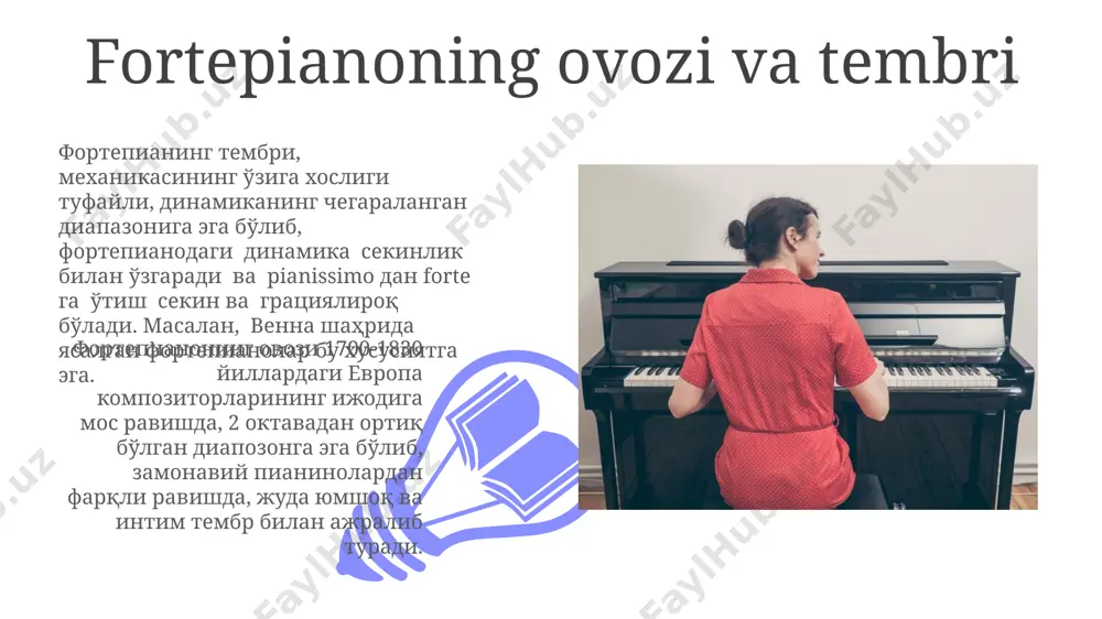 fortepiano cholgʻusi bilan tanishish - Page 3