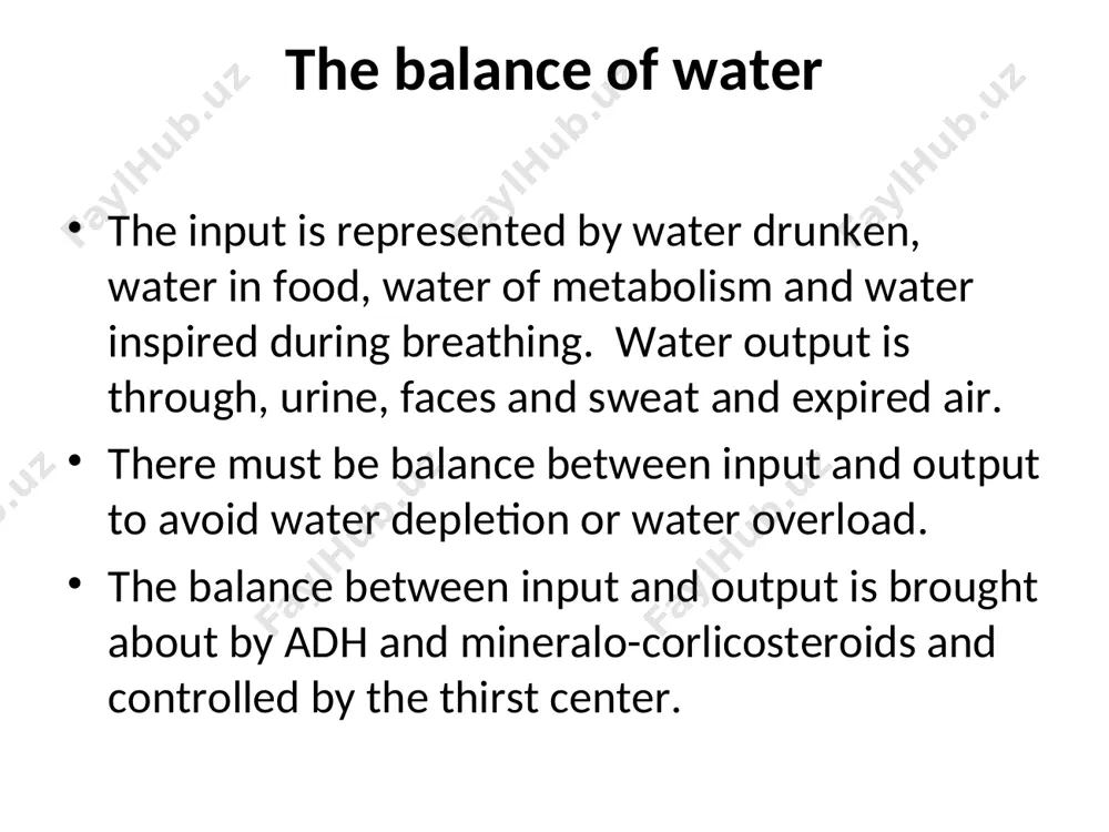 generalized oedema have an increase in both total body sodium and water. hyponatraemia due to sodium loss sodium loss occurs in cases of: vomiting diarrhea fistula uriniary loss addison disease due to reduced aldosterone. use of drugs such spirnolactone. patients become hyponatraemia because of deficiency in ionic sodium containing fluid replaced only by water either orally or intravenously. potassium control: potassium is controlled by aldesterone, cortisol, acth and adh. as well as intake aldesterone and cortisol and acth facilitate potassium loss through urine excretion. the concentration of potassium in serum is between 3.5-5.0 mmol/ liter. cellular uptake of potassium is stimulated by insulin. there is a reciprocal relationship between potassium and h hydrogen ion. thus hyperkalemia is associated with non-respiratory acidosis and vise-versa. changes in serum potassium concentration: hyperkalemia hyperkalaemia is the commonest and most serious electrolyte emergency encountered in clinical practice. hyperkalaemia causes muscle weakness, which may be associated …