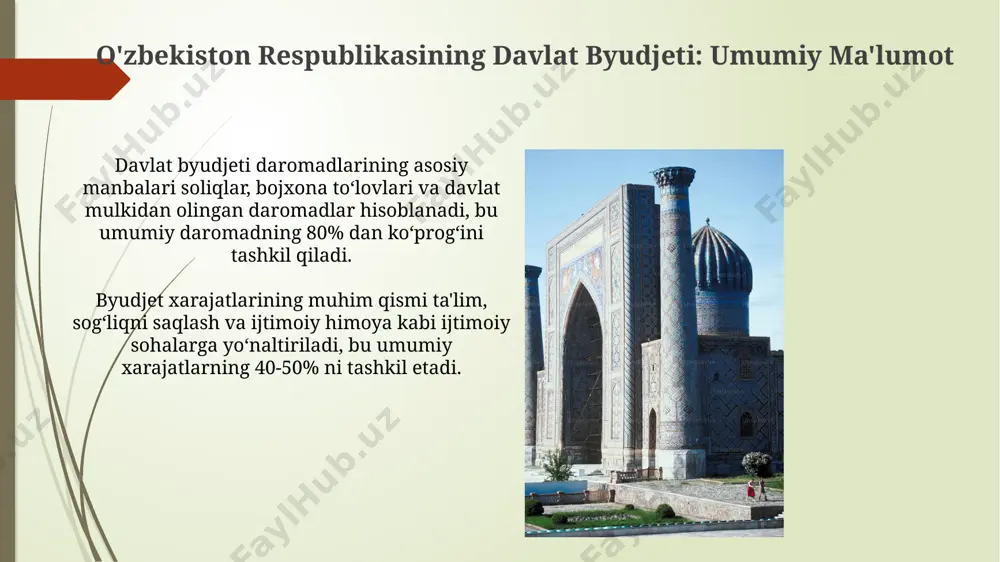 davlat byudjeti. òzbekiston respublikasi davlat byudjeti - Page 4