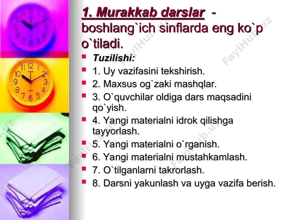 dars va uning vazifalari - Page 5