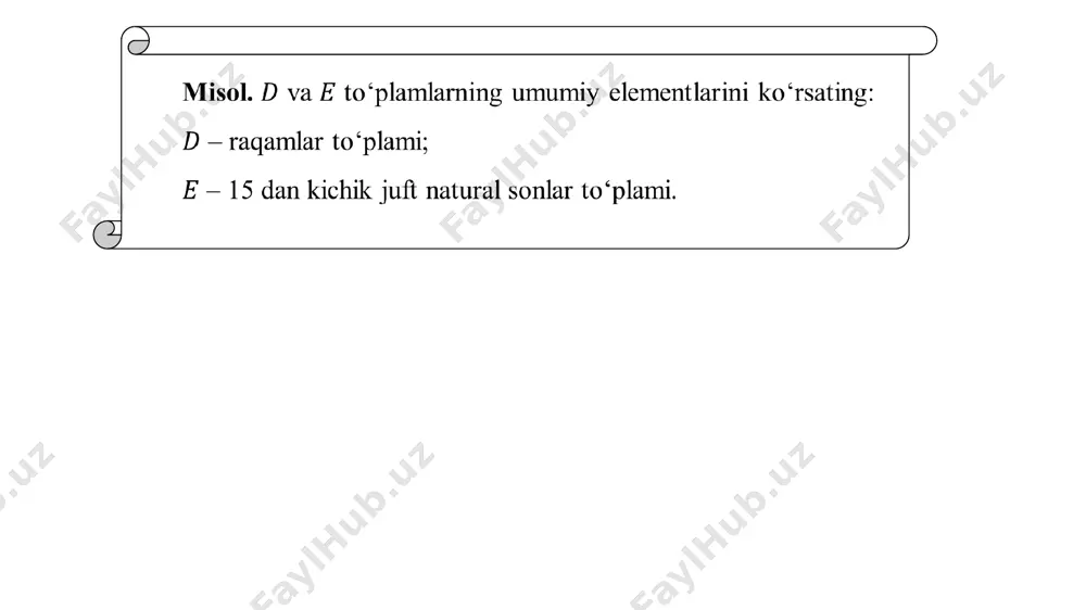 to‘plamlarning kesishmasi - Page 5