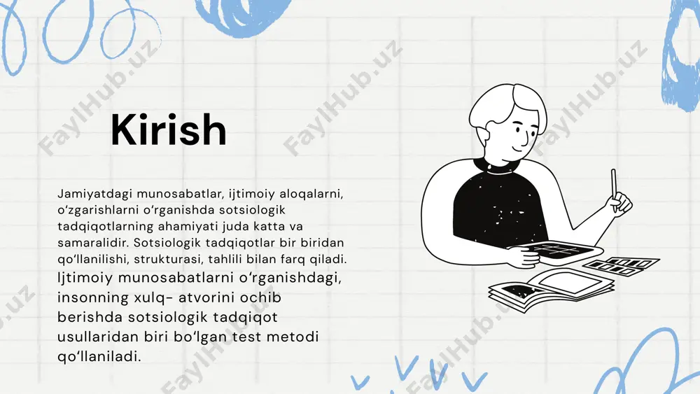 ilishi kerak bo'lgan alohida subtestlardan iborat murakkab testlar. bunday holda, umumiy hisob-kitoblarni ham hisoblash mumkin. bir nechta yagona testlar to'plami sinov batareyasi deb ataladi, har bir subtest uchun natijalarning grafik tasviri test profili deb ataladi. testlar odatda psixologik yoki sotsiologik ma'lumotlarni to'plashning ma'lum bir usuliga qo'llaniladigan bir qator talablarni qondiradigan anketalarni o'z ichiga oladi. test variantlaridan biri so'rovnoma bo'lishi mumkin, ammo u testlar uchun talablarga javob berishi sharti bilan. anketa - bu talab qilinadigan mazmunga muvofiq tanlangan va bir-biri bilan bog'liq holda tartibga solingan savollar to'plami. anketalar, masalan, psixodiagnostik maqsadlarda, sub'ektdan o'z xatti-harakatlari, odatlari, fikrlari va boshqalarni o'z-o'zini baholashi kerak bo'lganda qo'llaniladi. bunday holda, mavzu savollarga javob berib, o'zining ijobiy va salbiy afzalliklarini bildiradi. testlarga metodlar integratsiyasi shaxs diagnostikasi - bu nisbatan barqaror moyillik xarakteriga ega bo'lgan uning intellektual bo'lmagan xususiyatlarini aniqlashga imkon beradigan usullar to'plami. ekstraversiya - introversiya, dominant motiv, inhibisyon, qo'zg'aluvchanlik, qat'iylik kabi shaxsiy xususiyatlar uchun bir qator …