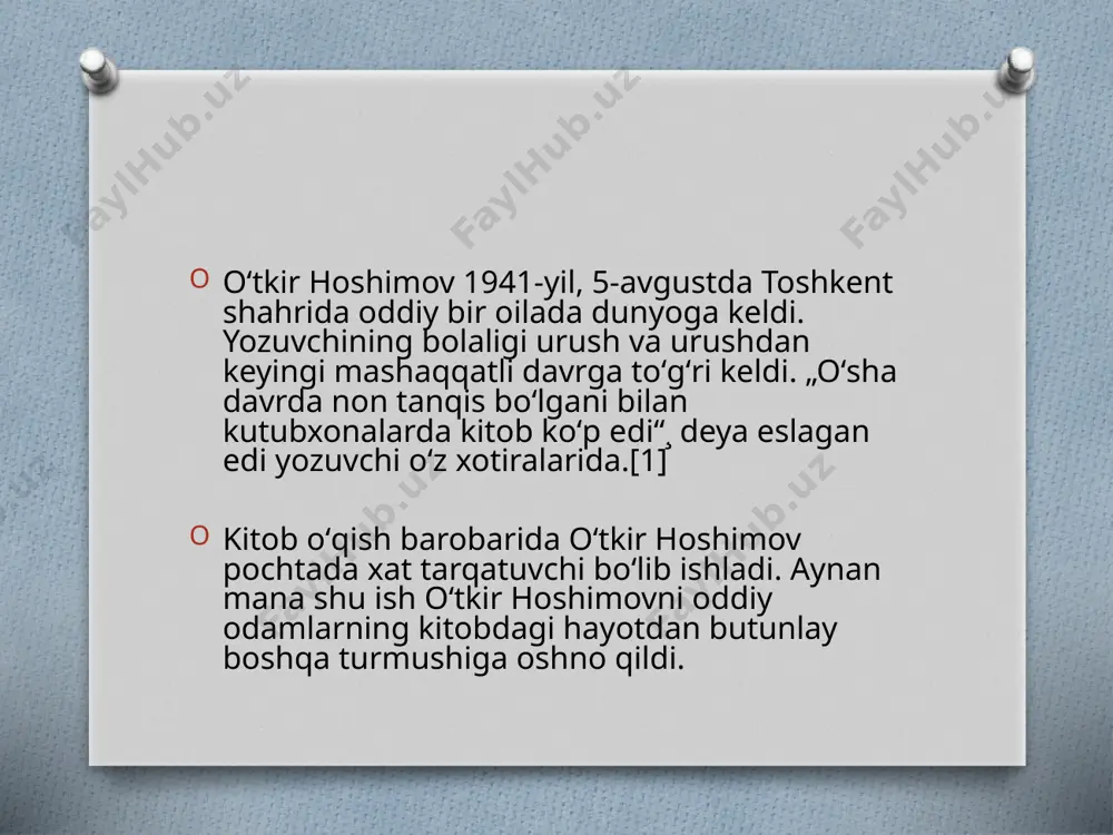 paytdagi oʻzbekiston rahbariyati zehniyatida ashaddiy ateizm mavjudligi hisobga olinsa¸ bu haqiqatda jasorat namunasi deya eslanadigan qadam. toshkentdagi „ateizm uyi“ kabi idora vakillari qurʼon suralarida milliy kamsitish elementlari bor¸ deya „sharq yulduzi“ jurnalida qurʼoni karim tarjimasini chop qilinishini toʻxtatishga urinishdi. image3.jpeg image4.png /docprops/thumbnail.jpeg