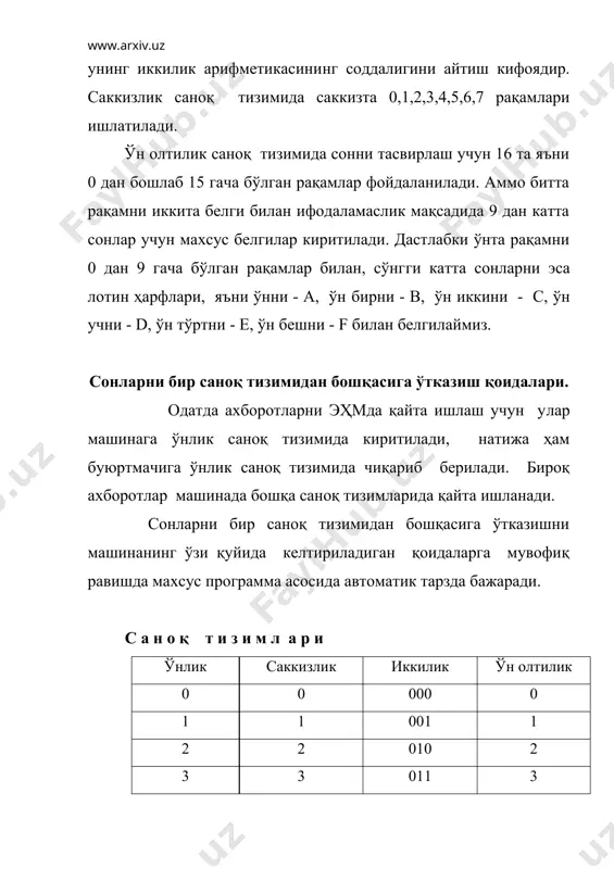 эҳм нинг арифметик асослари - Page 5