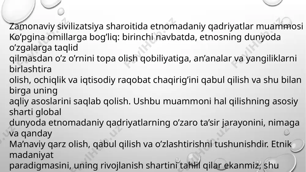 o’zbek etnomadaniyatining xususiyatlari - Page 5