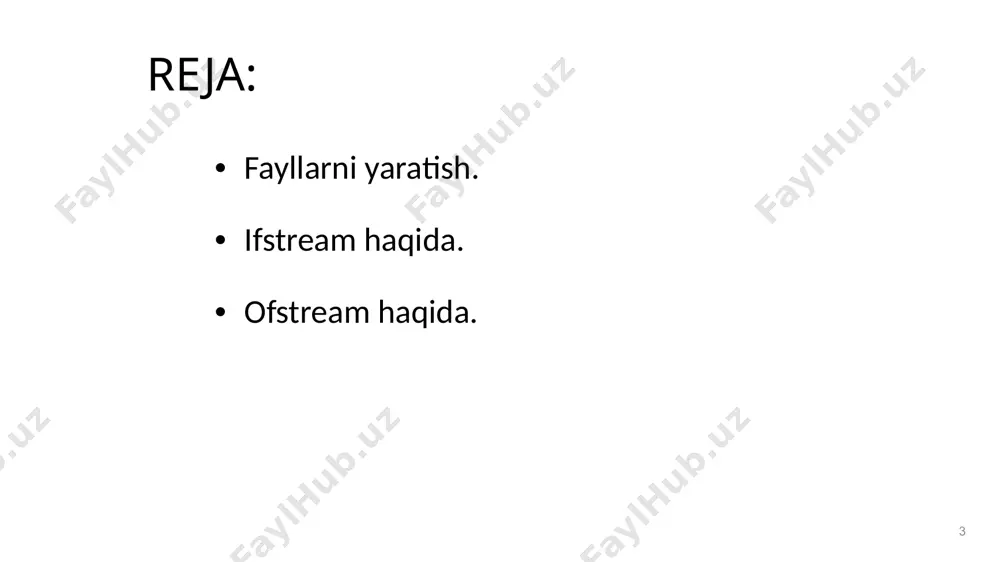 fayllar bilan ishlash - Page 3