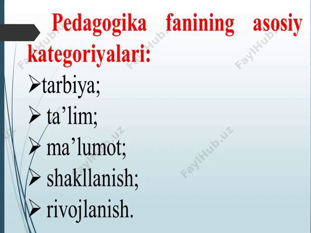 pedagogik kasbi va uning vazifalari - Page 5