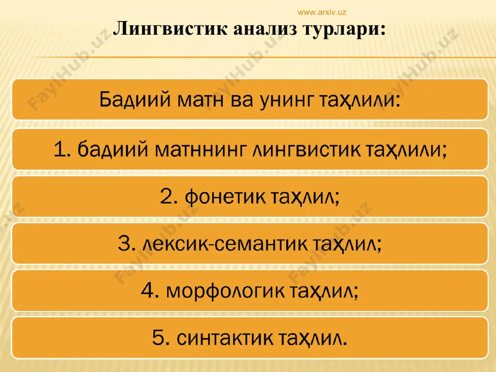 лингвистик анализ турлари - Page 2