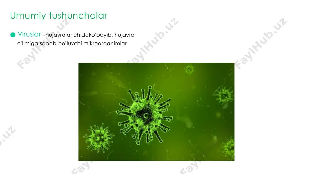 amantadin oseltamivir • • • – – –a, b, c grippviruslarigasamarali barcha gripp virusiga ta’sir qiladi barcha gripp virusiga ta’sir qiladi –kuniga2 mahal, per oral 5-7 kun qabulqilinadi – asosangrippvirusia uchunqo’llaniladi – – – per oral qabulqilinadi ingalyatsiya shaklida qo’llaniladi kuniga2 mahalper oral 5-7 kun qabulqilinadi nojo’ya ta’sir va qarshi ko’rsatmalar • • amantadin  epilepsiyasi bor bemorlarda tutqanoqni kuchaytiradi zanamivir  nafas yo’llarida bronxospazm chaqiradi gepatit virusiga qarshi dorilar umumiy ma’lumot ● jigar hujayralarini zararlovchi viruslar yuqishi hisoblanadi turlari • • • • • • • gepatita (hav) gepatitb (hbv) gepatitc (hcv) gepatitd (hdv) gepatite (hev) rnkli dnkli rnk li rnkli rnk li qonorqalihbv, hcv, hdv fekaloral yokiifloslanganozuqa hav, hev       vakillari 1. gepatitb virusigaqarshidorilar 2. gepatitc virusigaqarshidorilar • • • • • entekovir tenofovir lamivudin ledipasvir  ns5a (virusning repilkatsiya kompleksini ingibirlaydi) sofasbuvir(sovaldi) ns5b(virusningrnk polimeraza fermentini ingibirlaydi) virus dnk polimerazaniingibirlaydi • • asunaprevir …